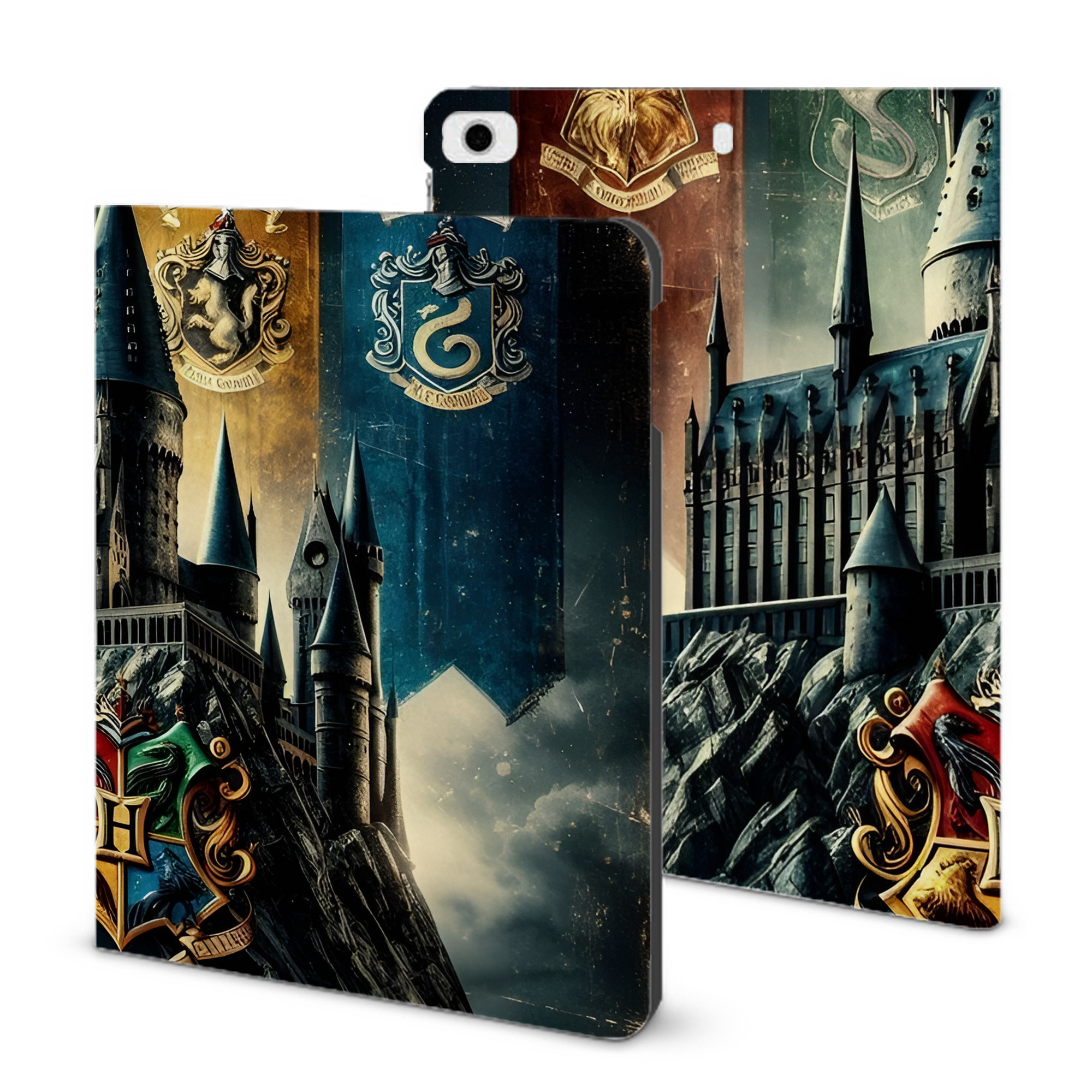 （画像用） Harry Potter ハリー・ポッターシリーズ IPad ケース ブック型 PUレザー TPU 耐衝撃 軽量 薄型 ペン収納なし 全面保護 IPad 各モデル対応